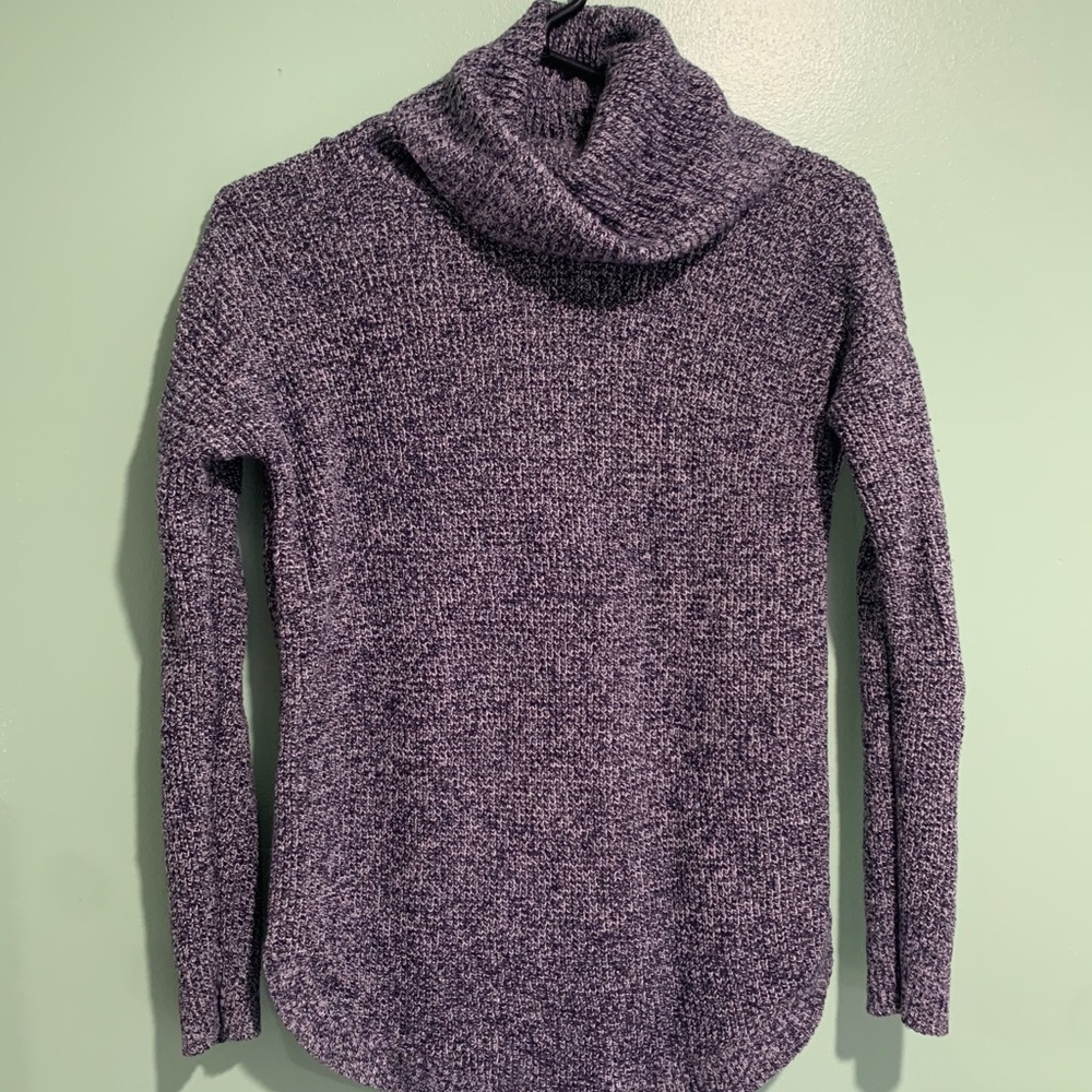 Grey Heathered Turtleneck